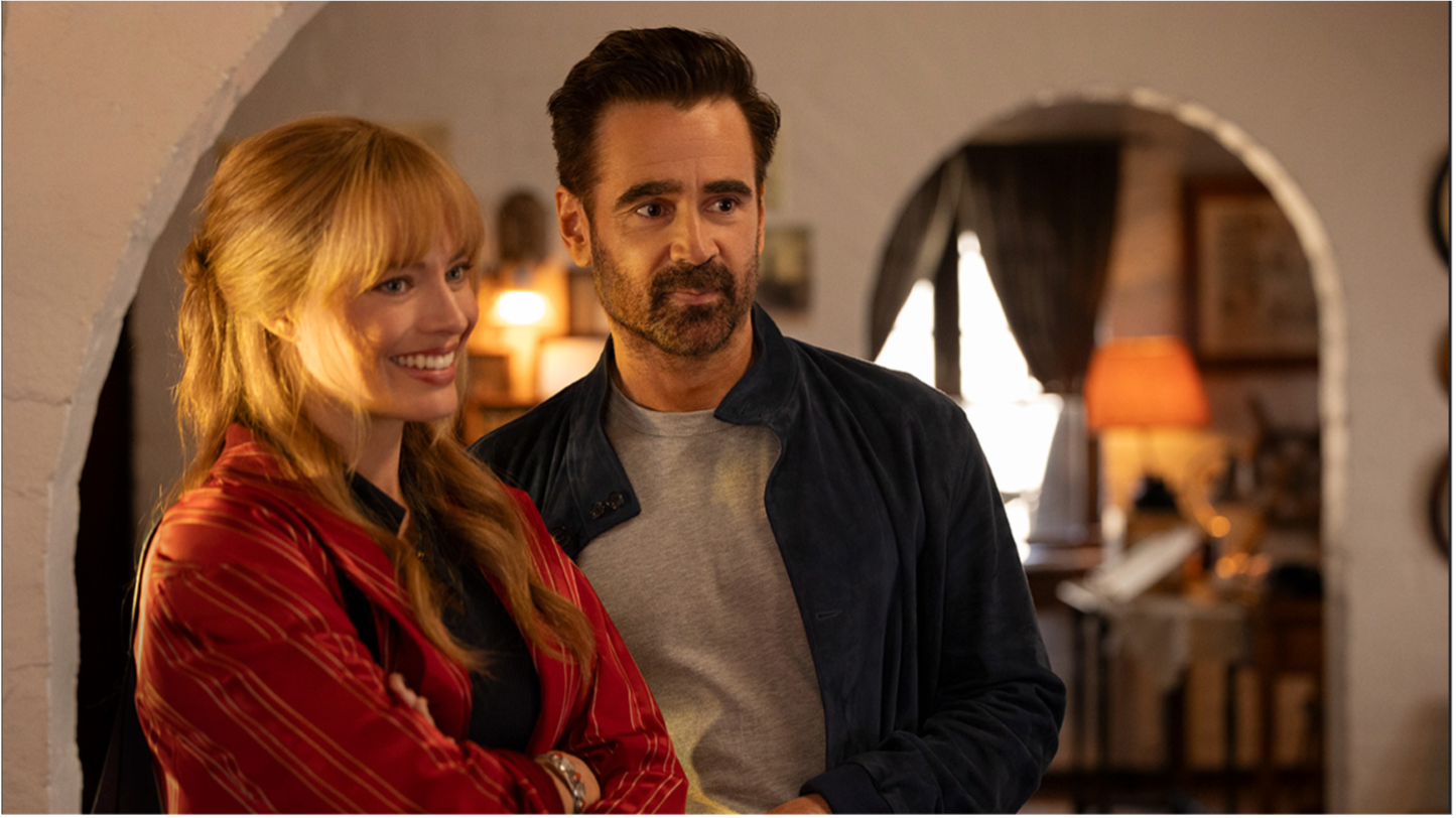 Margot Robbie et Colin Farrell dans le film A Big Bold Beautiful Journey
