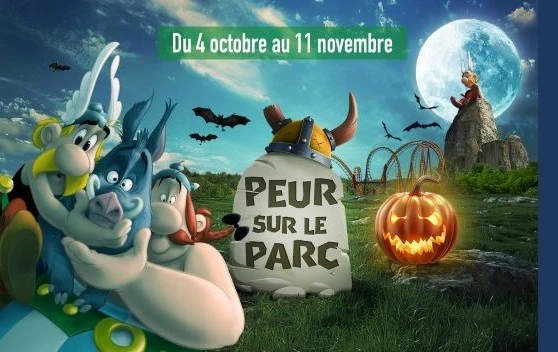 Vacances de la Toussaint Parc Astérix : Halloween Peur sur le Parc