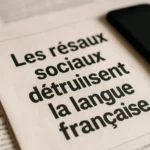 Le français s’effondre à cause des réseaux sociaux