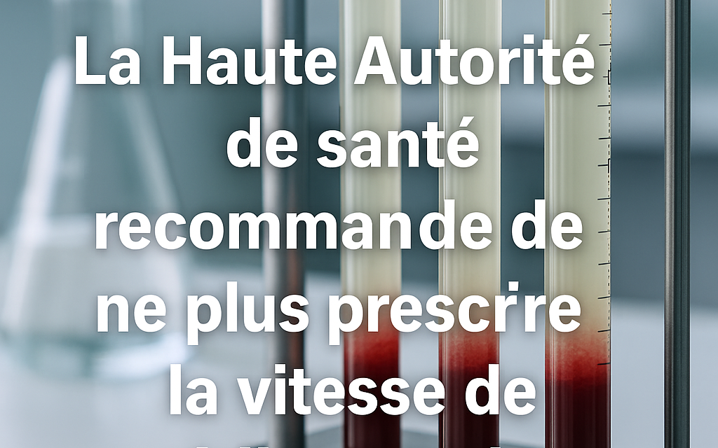 Cet examen sanguin n’est plus conseillé