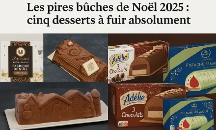 Les pires bûches de Noël 2025 : cinq desserts à fuir absolument