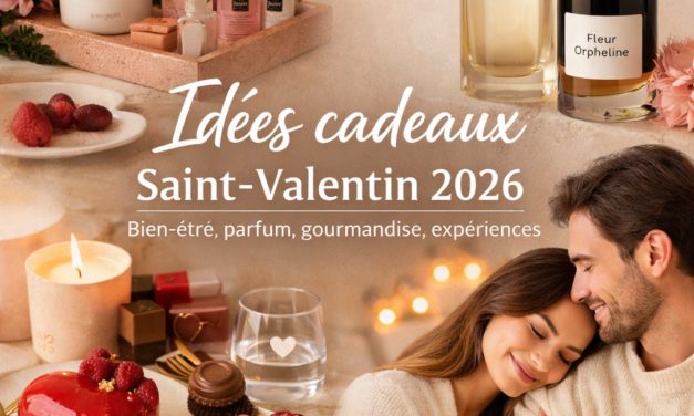 Idées cadeaux Saint-Valentin 2026 : coffrets bien-être, parfums de niche, gourmandises, petites attentions et expériences à vivre en couple