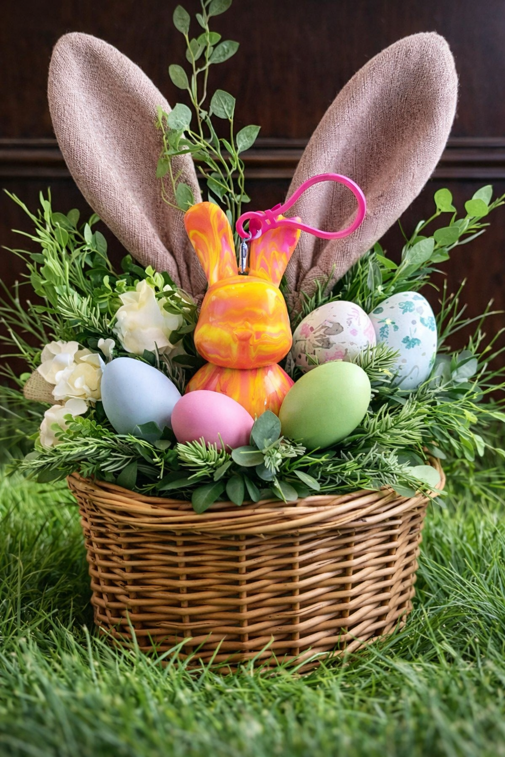 lapin Pour Palz effet marbré dans un œuf de Pâques kit créatif enfant alternative chocolat Pâques