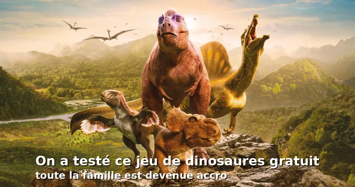 On a testé ce jeu interactif sur les dinosaures gratuit sur france.tv : on est devenus accros