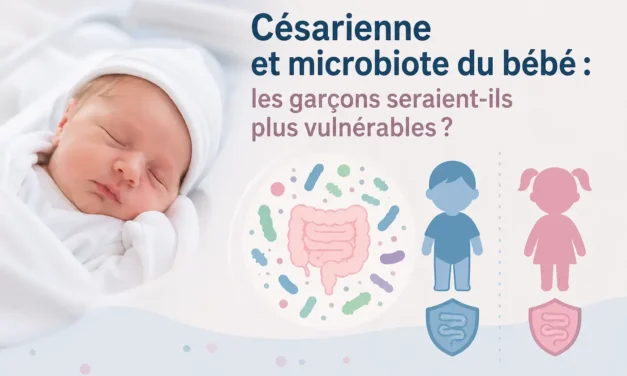 Césarienne et microbiote du bébé : les garçons seraient-ils plus vulnérables ?