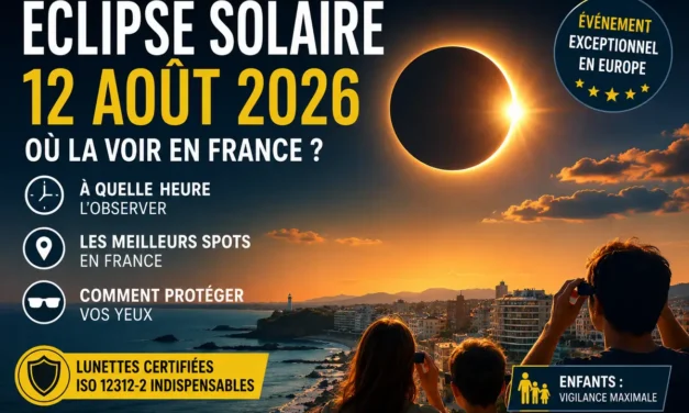 Éclipse solaire du 12 août 2026 : où la voir en France et à quelle heure ?