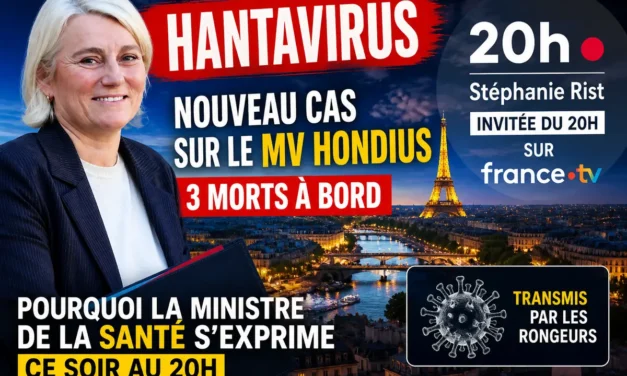 Hantavirus sur le MV Hondius : pourquoi la ministre de la Santé s’exprime ce soir au 20h de France 2