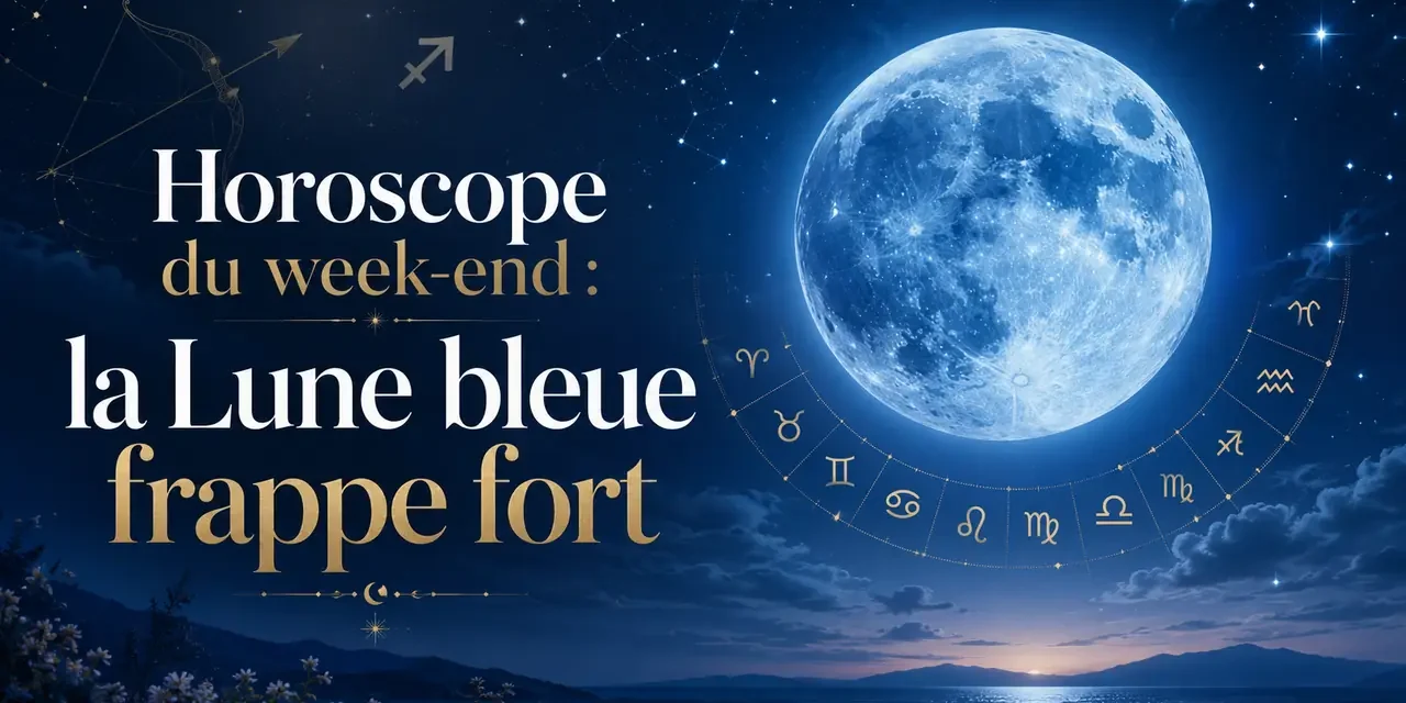 Horoscope du week-end : ces signes vont ressentir toute la puissance de la Lune bleue