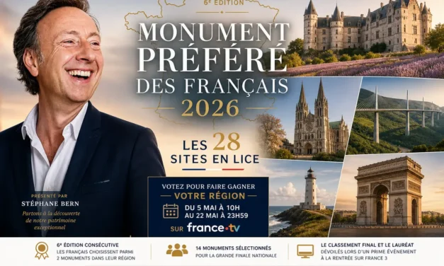 Monument préféré des Français 2026 : découvrez les 28 monuments qui peuvent faire gagner votre région