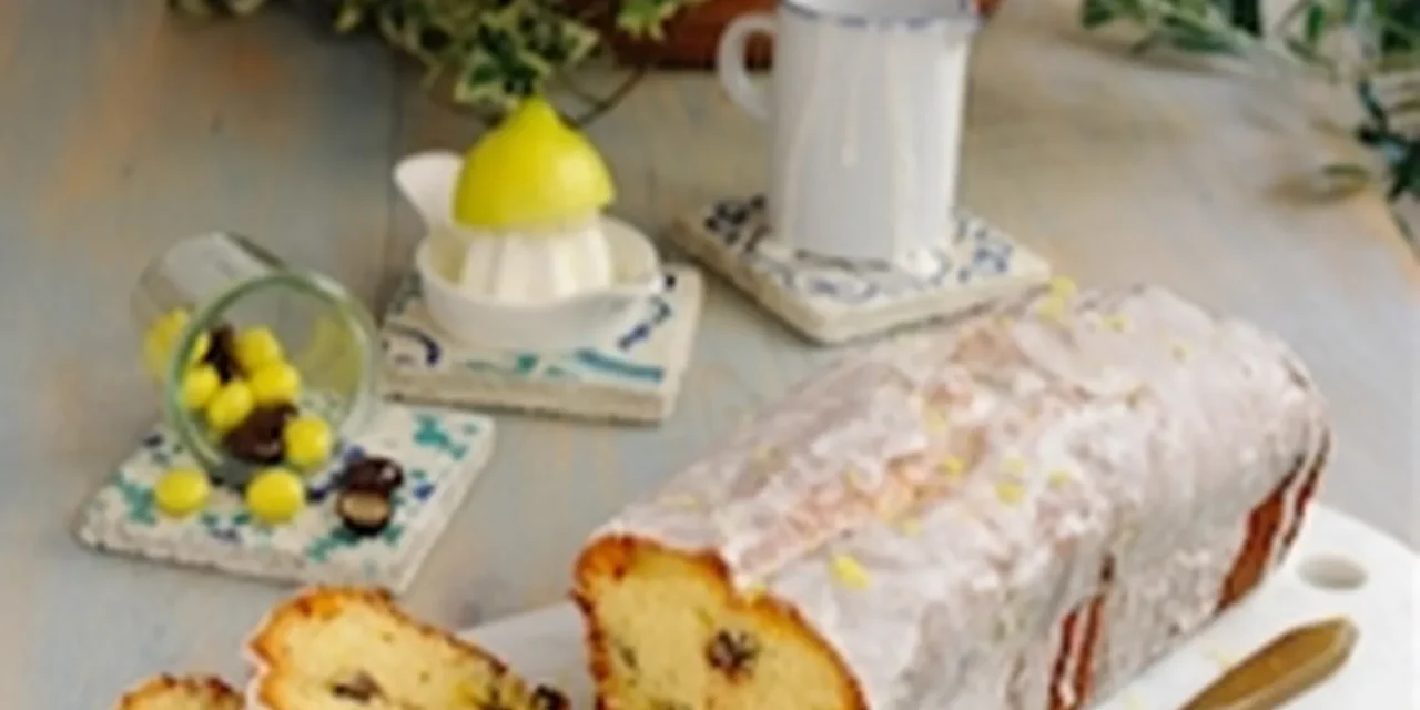 Cake aux citrons confits aux deux chocolats
