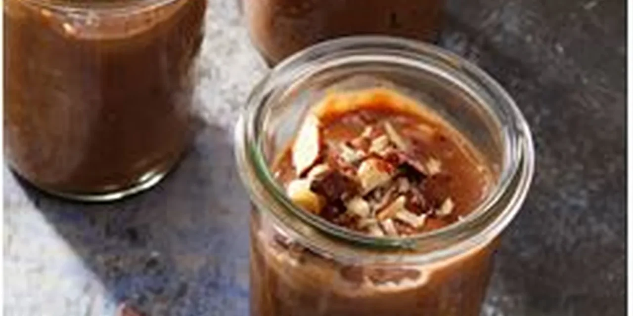 Petit pot de crème chocolat-noisette