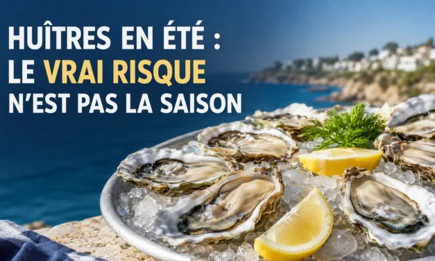 Huîtres et coquillages en été : le vrai risque n’est pas celui que vous croyez