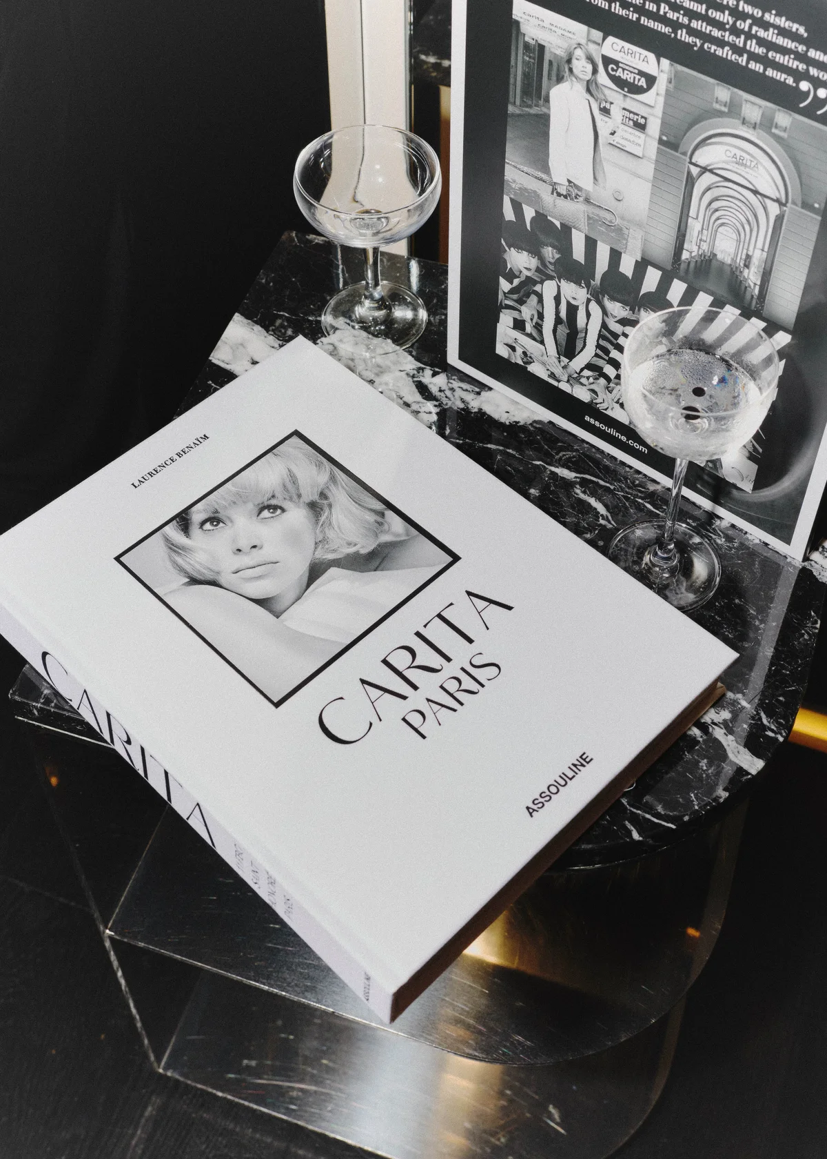 Livre Carita Paris publié chez Assouline lors de la soirée dédiée au retour de la Haute Coiffure
